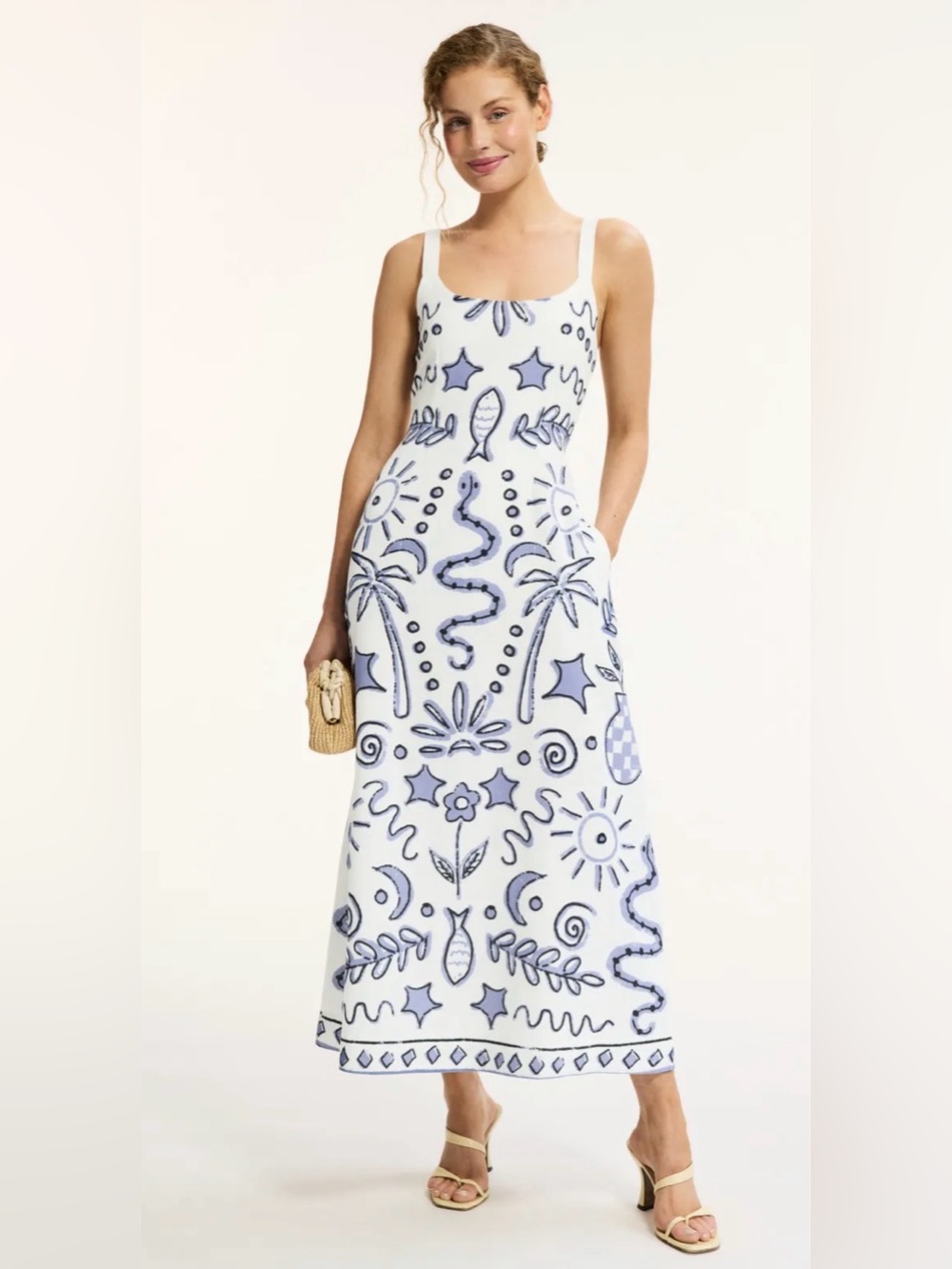 Cleobella Shelly Ankle Dress in Verona Print - Size Small